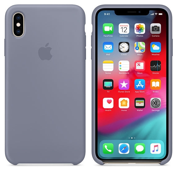 Apple Silicone Case for iPhone X/XS (Lavender Grey)