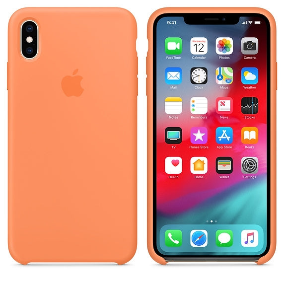 Apple Silicone Case for iPhone X/XS (Papaya)