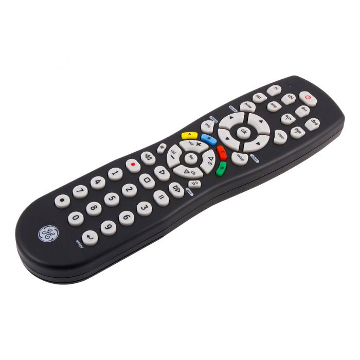 GE 34929 8-Device Universal Remote, Black