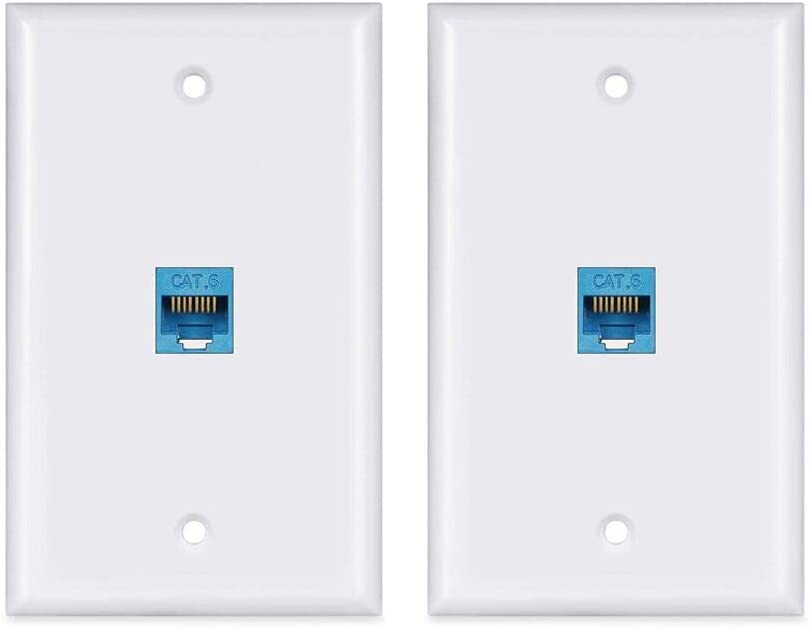 BUPLDET Ethernet Wall Plate (2 Pack)