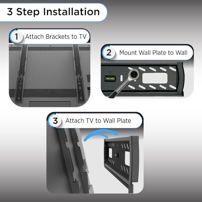 ProMounts AMF6401 40" to 80" Large TV Flat Mount