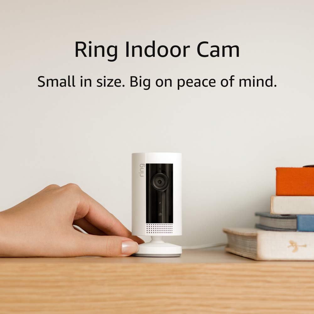 Ring Stick Up Indoor Cam - Compact Plug-In HD Security Camera