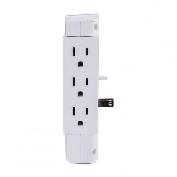 CyberPower P600WSURC1 Home Office Surge-Protector Swivel Wall Tap with 2 USB Ports