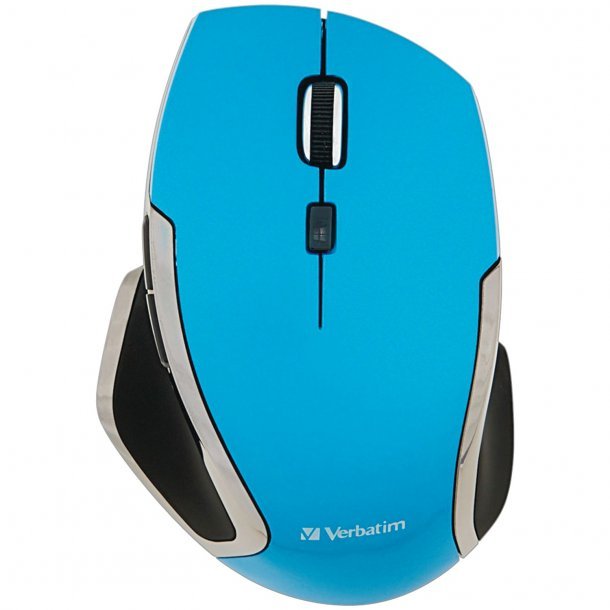 Verbatim Wireless Notebook 6-Button Deluxe Blue LED Mouse