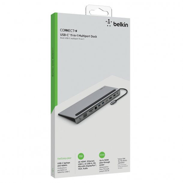 Belkin CONNECT™ USB-C™ 11-in-1 Multiport Dock