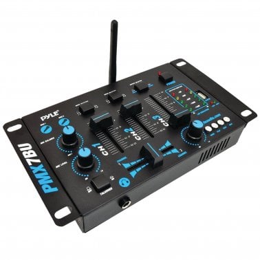 Pyle 3-Channel Bluetooth DJ Audio Mixer