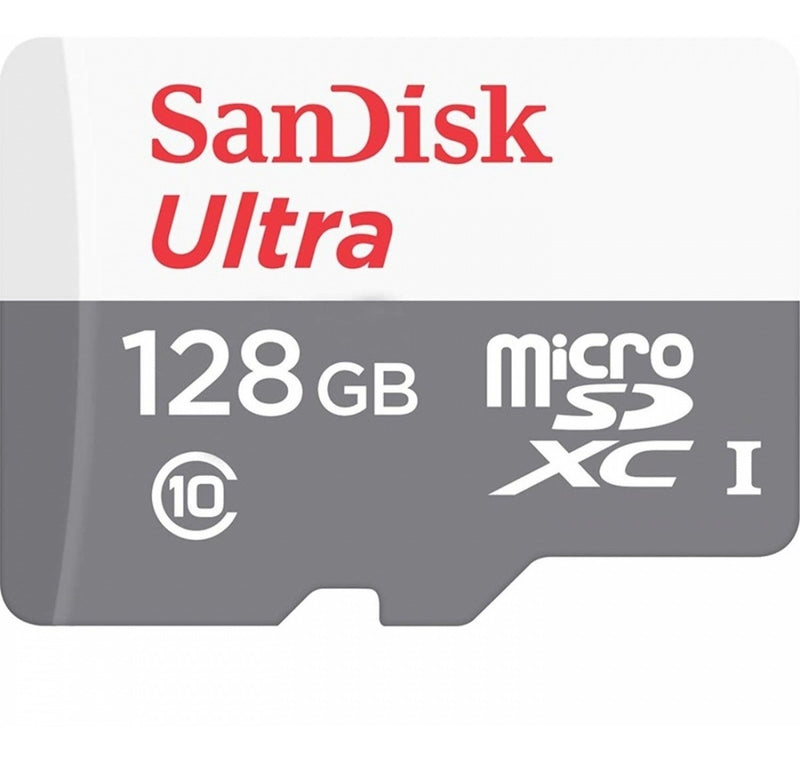 SanDisk 128GB Ultra Micro SD (SDXC) Class 10 Memory Card with Adapter