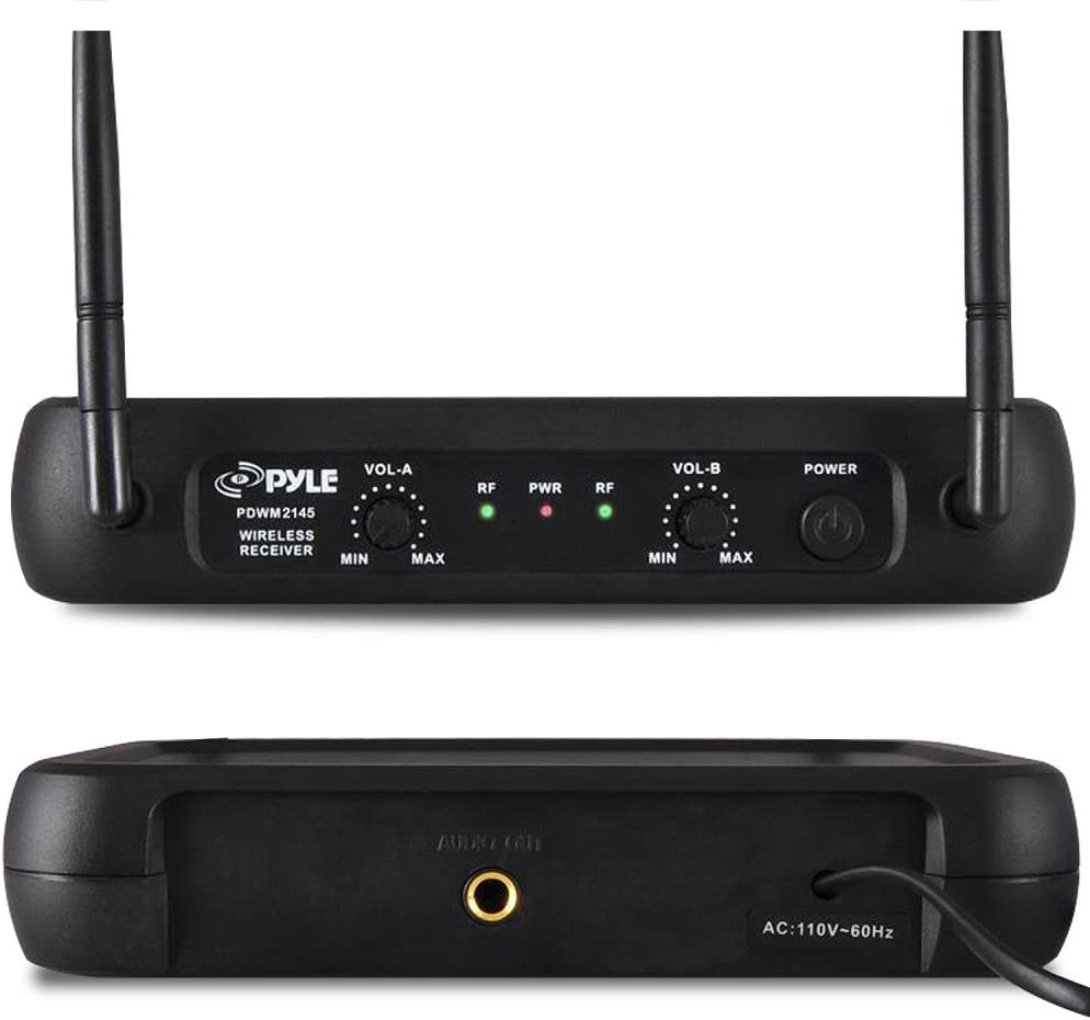 Pyle PDWM2145 Fixed-Frequency Wireless Microphone System