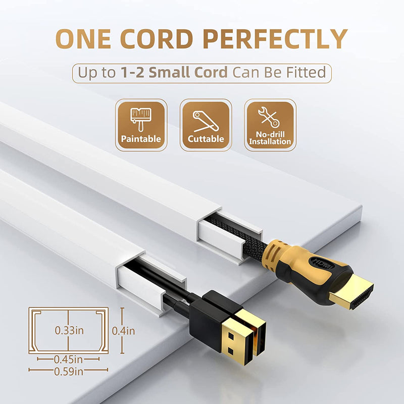 Delamu CC03 One-Cord Cable Raceway Cover