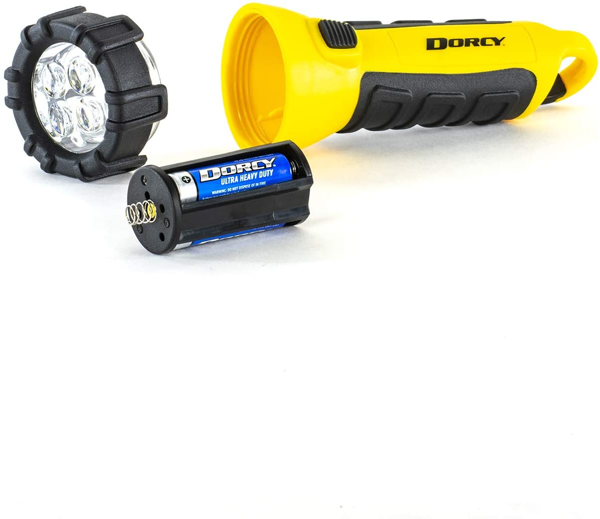 Dorcy Active Series 55-Lumen 4-LED Carabiner Waterproof Flashlight