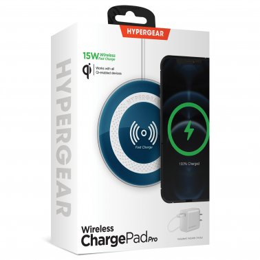 HyperGear ChargePad Pro 15-Watt Wireless Fast-Charger Pad