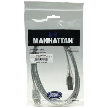 Manhattan A-Male to A-Female USB 2.0 Extension Cable