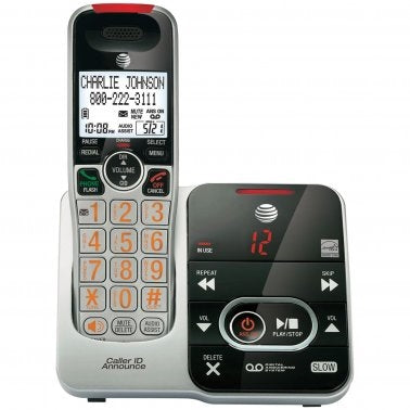 AT&T CRL32102 DECT 6.0 Big-Button Cordless Phone System with Digital Answering System & Caller ID