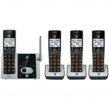 AT&T CL82413 DECT 6.0 Cordless Answering System with Caller ID/Call Waiting (4-handset system)