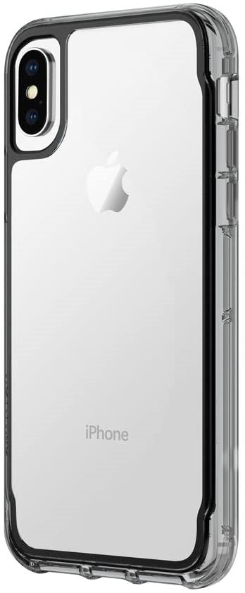 Griffin Survivor Clear Case for iPhone X/XS (Clear/Black)