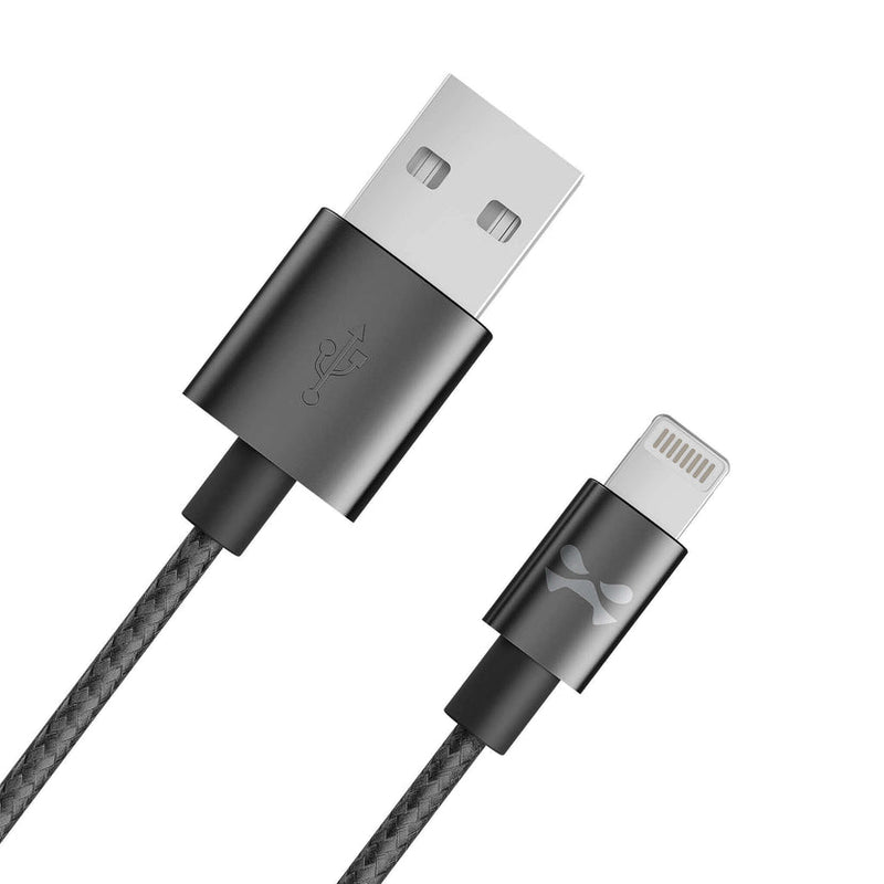 Ghostek NRGline Lightning to USB 10ft Cable (Black)