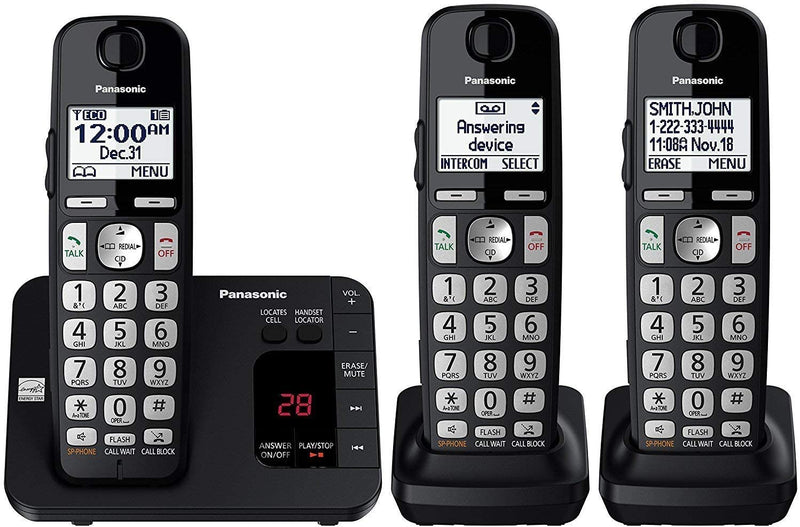 Panasonic KX-TG513B Expandable Cordless Phone with Call Block