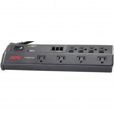 APC 8-Outlet Essential SurgeArrest® Surge Protector (Telephone Protection)