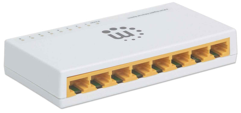 Manhattan Gigabit Ethernet Switch (8 Port)