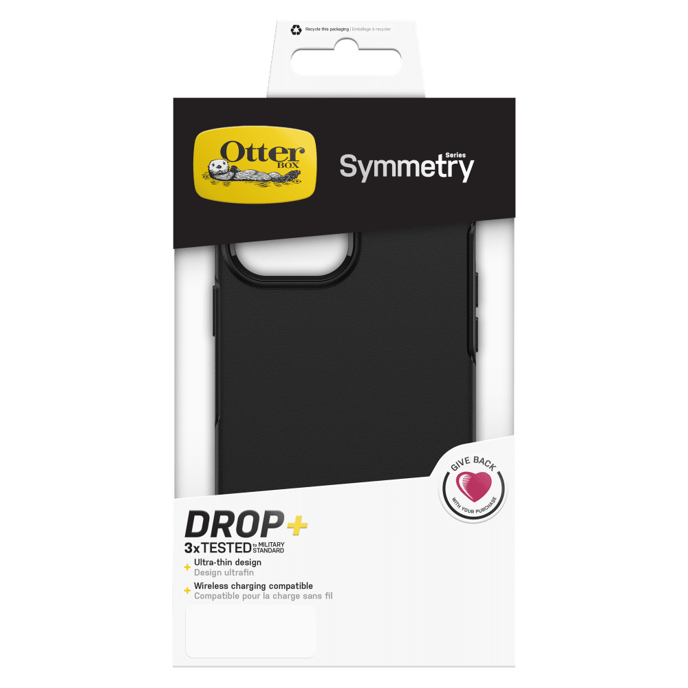 OtterBox Symmetry Case for Apple iPhone 13 Pro Max / 12 Pro Max (Black)