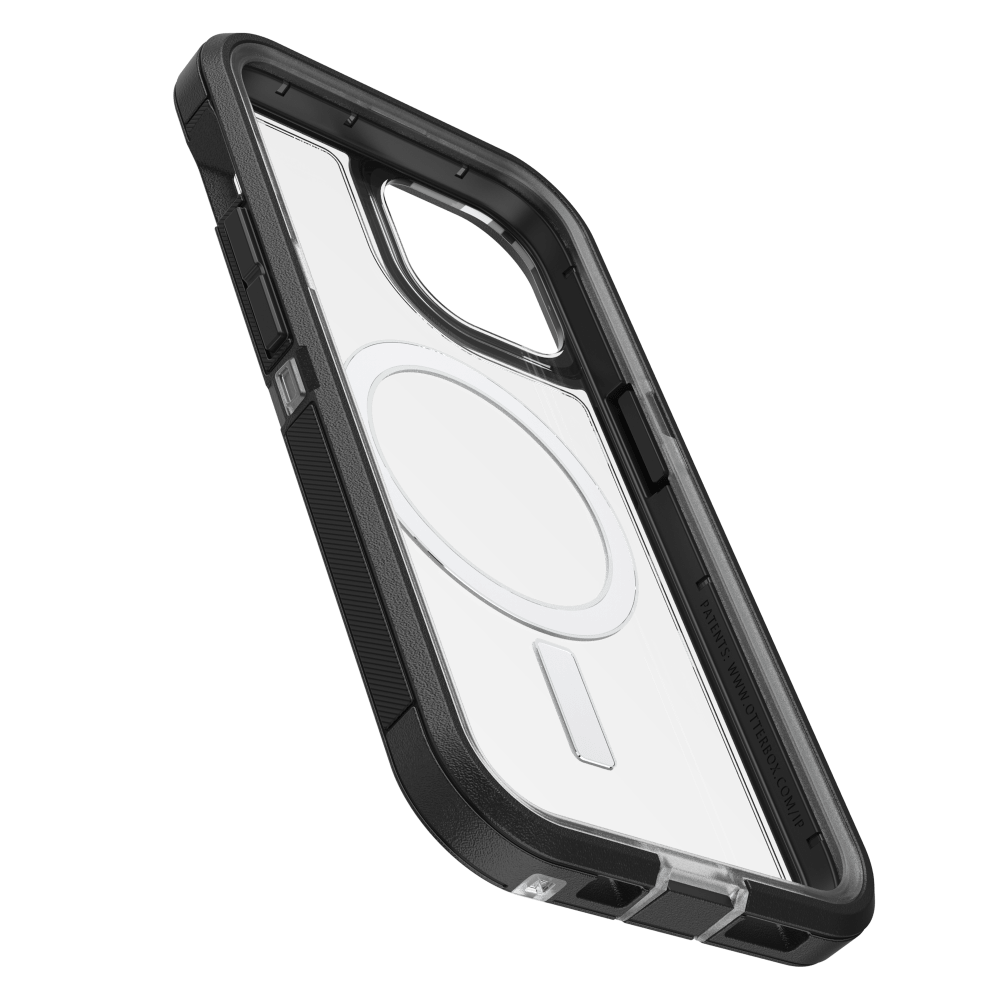 OtterBox Defender XT MagSafe Clear Case for Apple iPhone 14 / iPhone 13 (Black Crystal)
