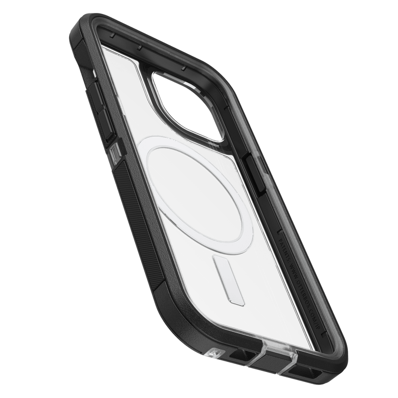 OtterBox Defender XT MagSafe Clear Case for Apple iPhone 14 / iPhone 13 (Black Crystal)