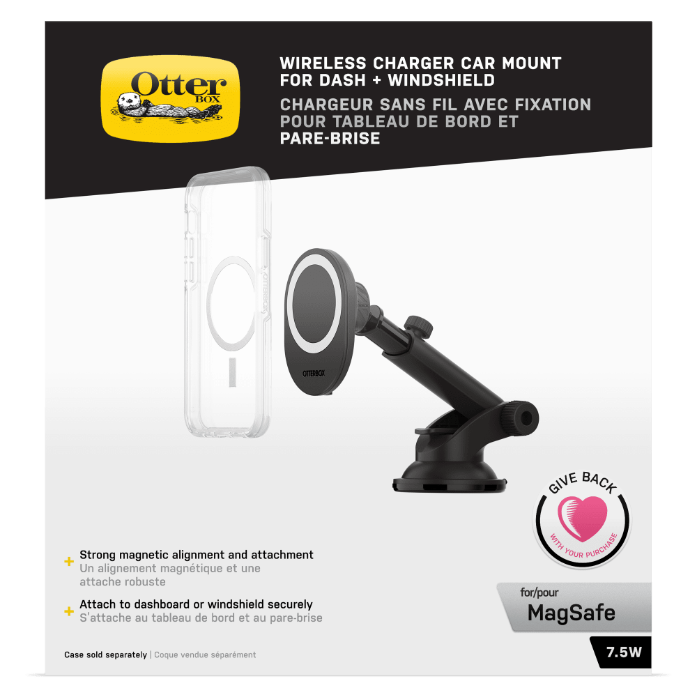 OtterBox Wireless Charger Dash / Windshield Mount for MagSafe (Radiant Night)