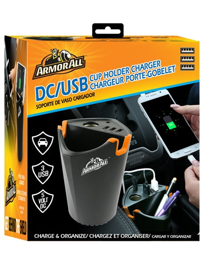 Armour All DC/USB Cup Holder Charger