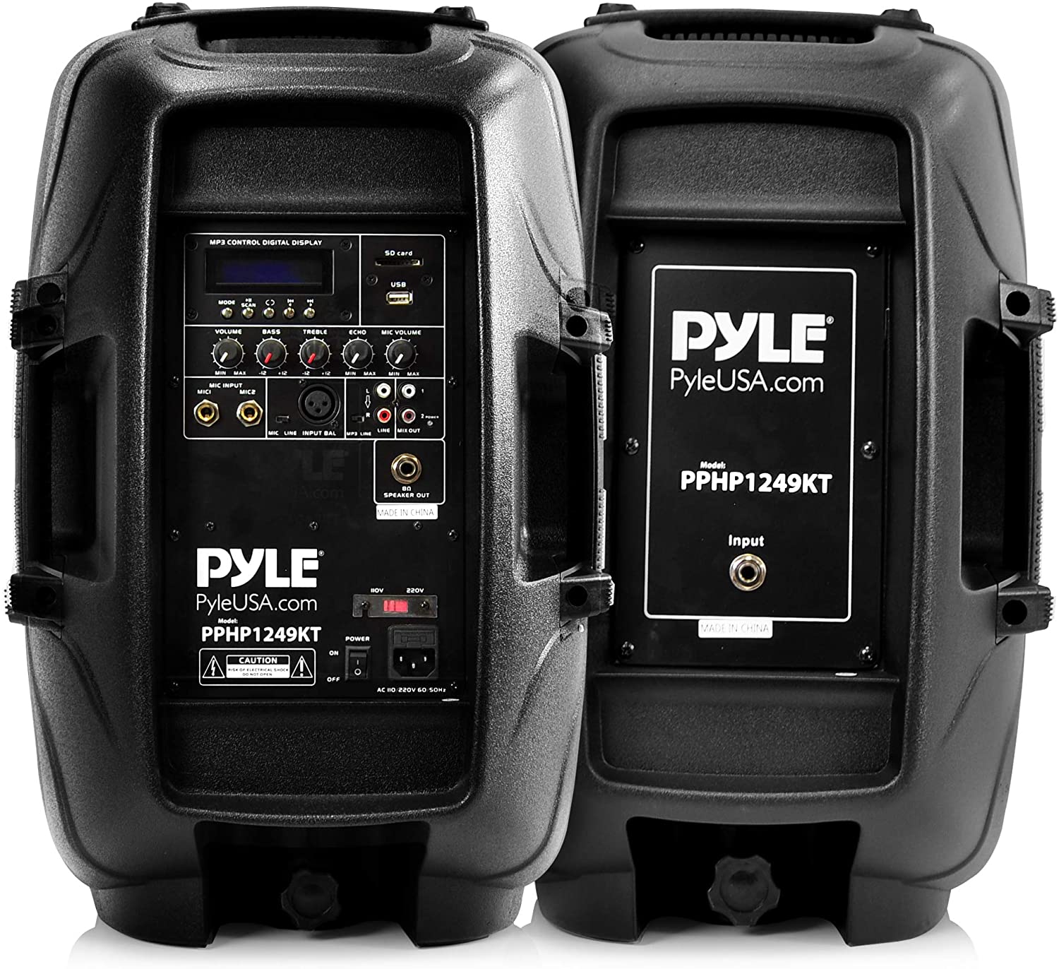 Pyle PPHP1249KT 1,800-Watt Bluetooth® Active/Passive Dual Speaker System Kit