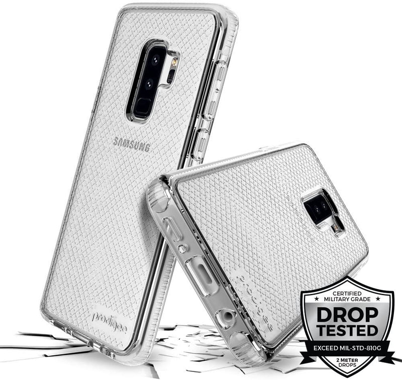 Prodigee Safetee Case for Galaxy S9+ (Silver Clear)