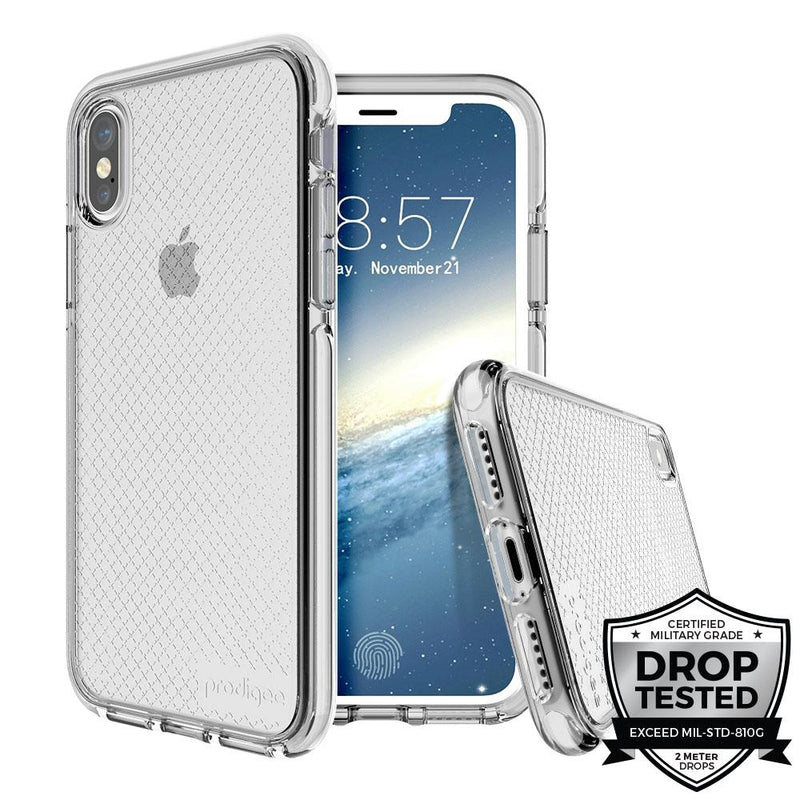 Prodigee Safetee for iPhone XS Max (Silver)