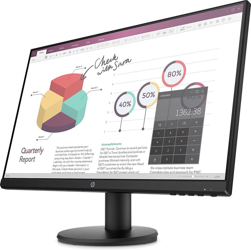 HP 24" P24V G4 IPS Full HD 1080p Computer Monitor