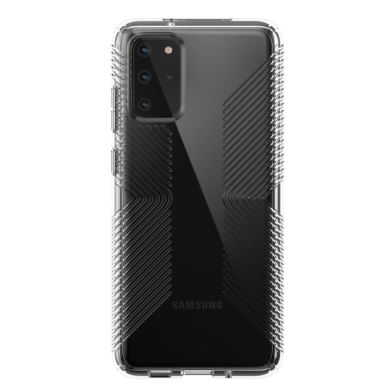 Speck Presidio Perfect-Clear Grip Case for Samsung Galaxy S20+ (Clear)