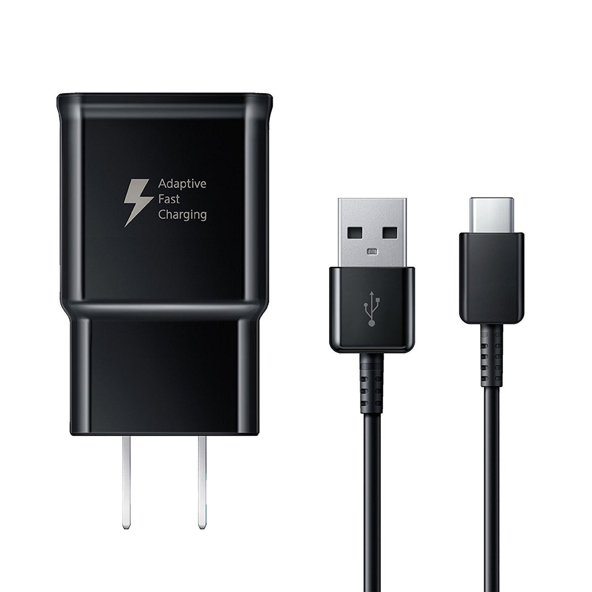 Samsung Fast Charge Travel Charger with USB-C Cable (Black)