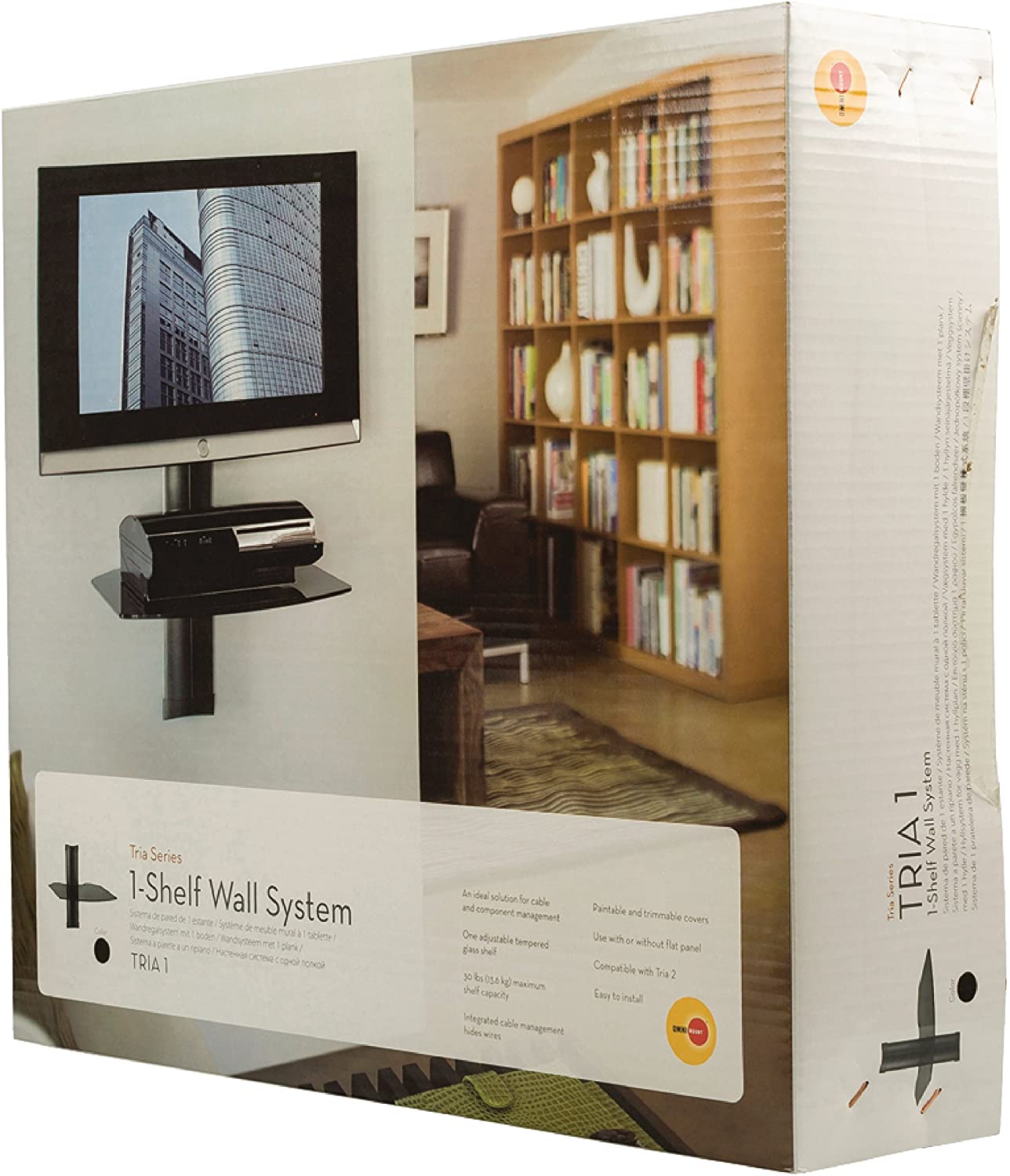 OmniMount Tria Series 1-Shelf Wall System