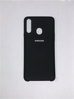 Samsung Silicone Cover for Galaxy A20S (Black)