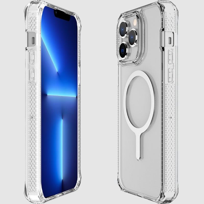 ITSKINS Hybrid Clear Case for the Apple iPhone 14 Pro With MagSafe (Clear)