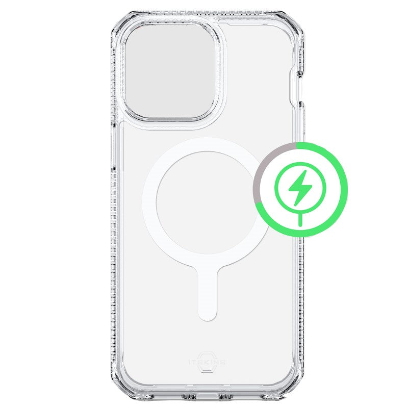 ITSKINS Hybrid Clear Case for the Apple iPhone 14 Pro With MagSafe (Clear)