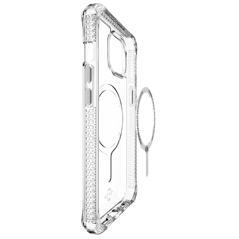 ITSKINS Hybrid Clear Case for the Apple iPhone 14 Plus With MagSafe (Clear)
