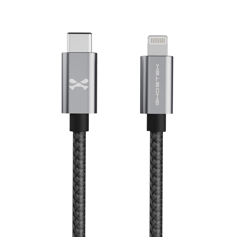 Ghostek NRGline Lightning to USB-C 10ft Cable (Black)