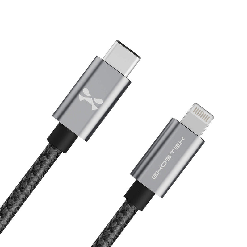 Ghostek NRGline Lightning to USB-C 10ft Cable (Black)