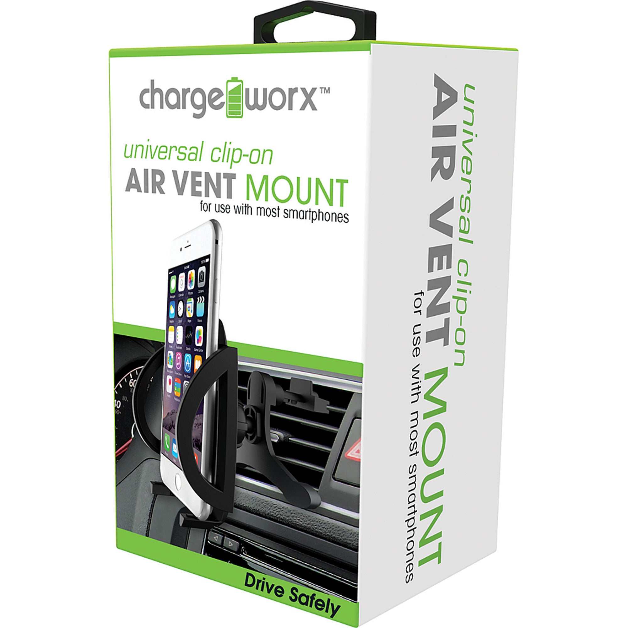 Chargeworx Universal Clip-on Air Vent Swivel Mount