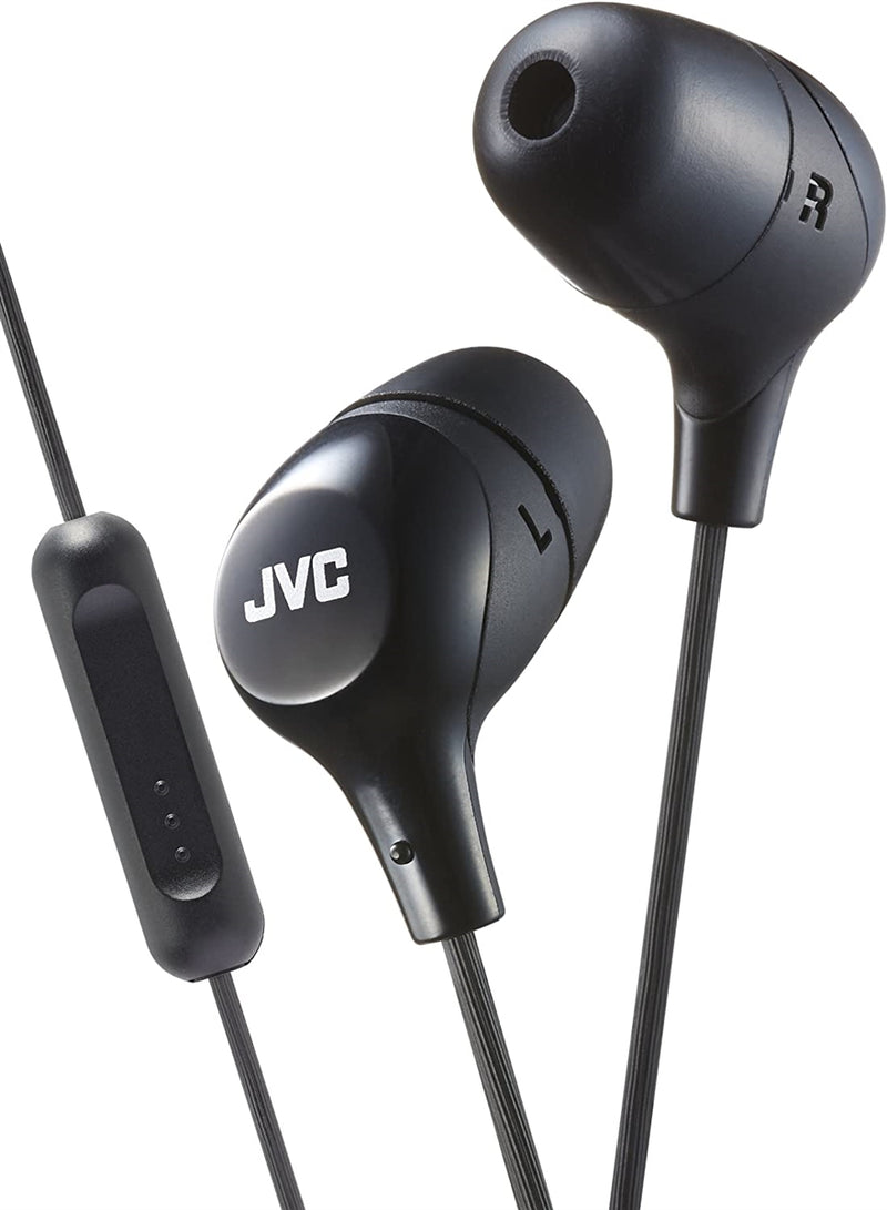 JVC Marshmallow Memory Foam Headphones with Remote and Microphone
