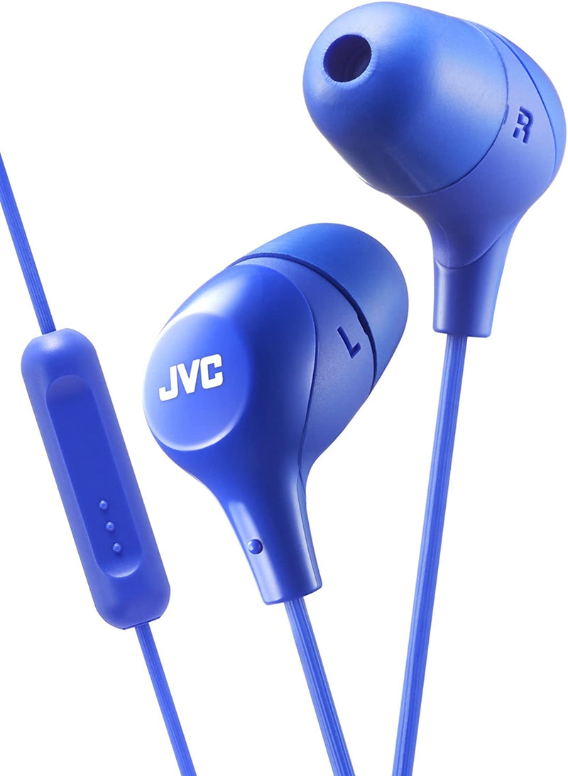 JVC Marshmallow Memory Foam Headphones with Remote and Microphone
