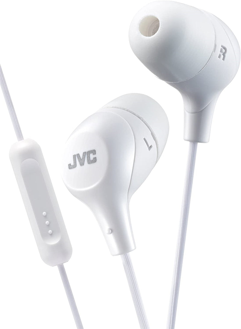 JVC Marshmallow Memory Foam Headphones with Remote and Microphone
