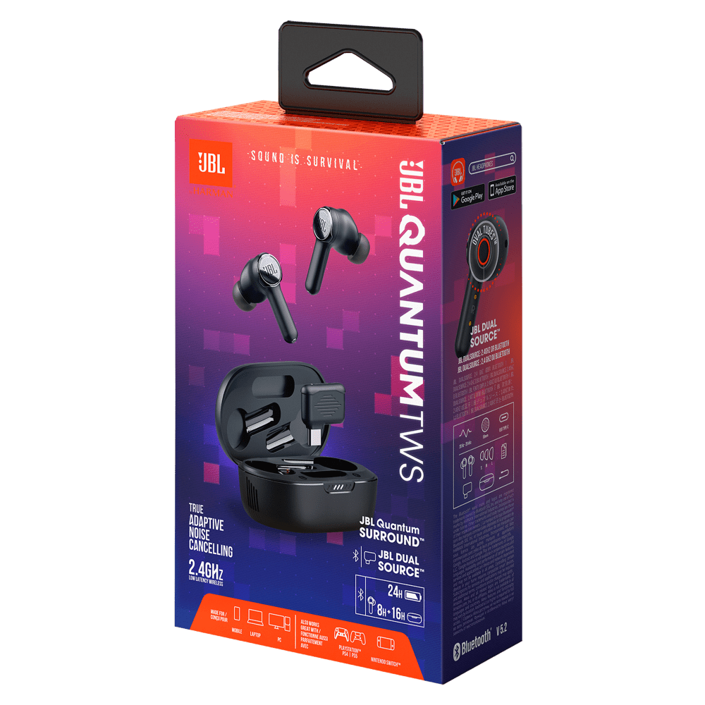 JBL Quantum TWS True Wireless Noise-Canceling In-Ear Gaming Headphones