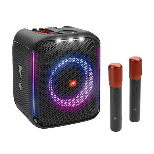 JBL PartyBox Encore with 2 JBL Wireless Mics