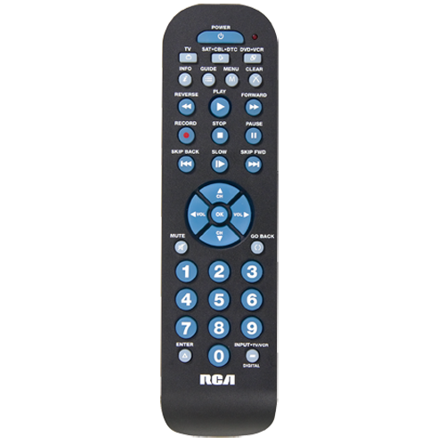 RCA RCR3273E Platinum Pro 3-Device Universal Remote Control