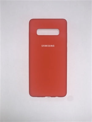 Samsung Silicone Cover for Galaxy S10 (Orange)