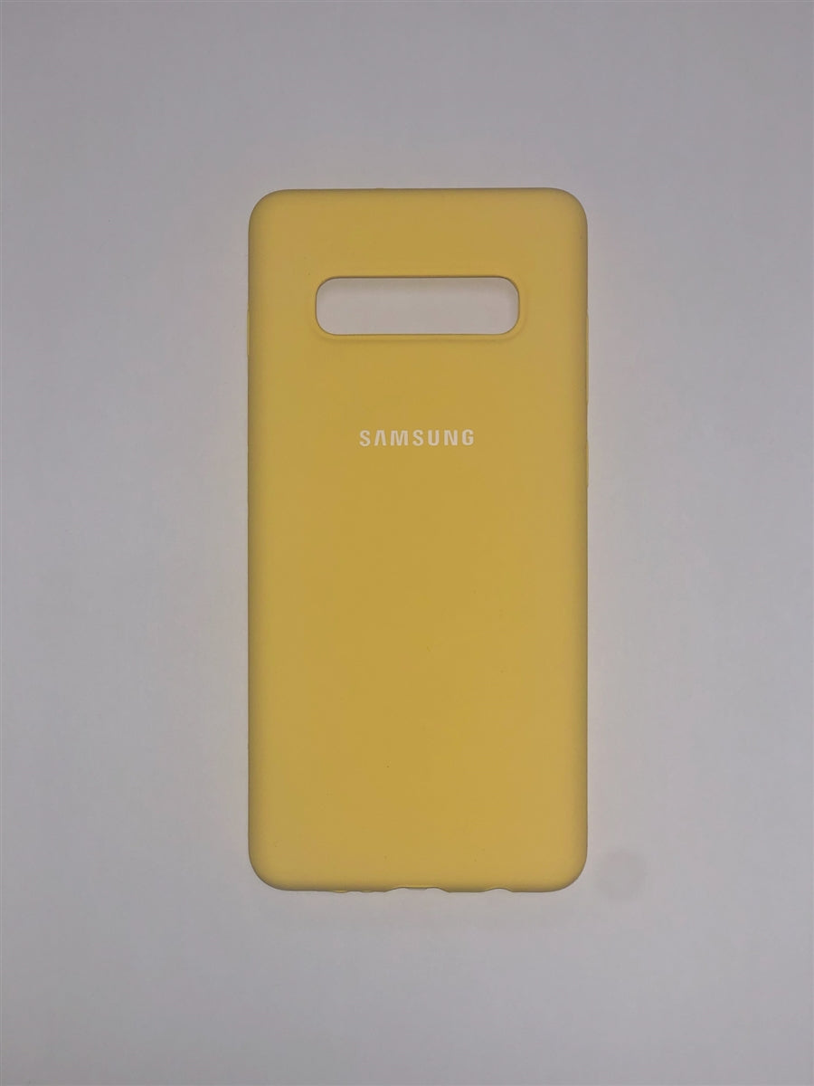 Samsung Silicone Case for Galaxy S10+ (Yellow)